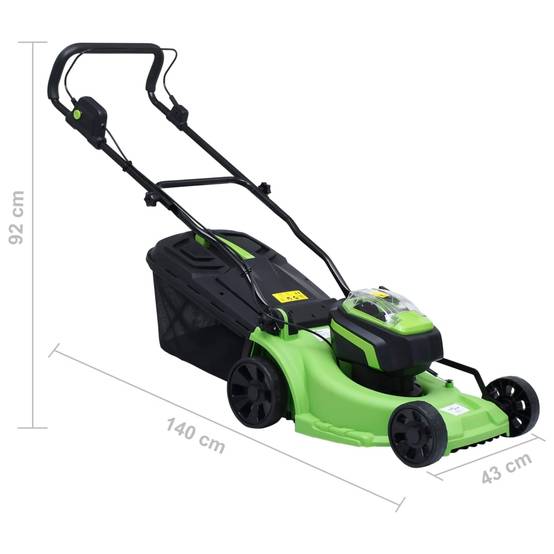 Vidaxl - Tondeuse à gazon sans fil avec 2 bloc-piles 20V 2000 mAh Li-ion vidaXL 145791 - Image 3