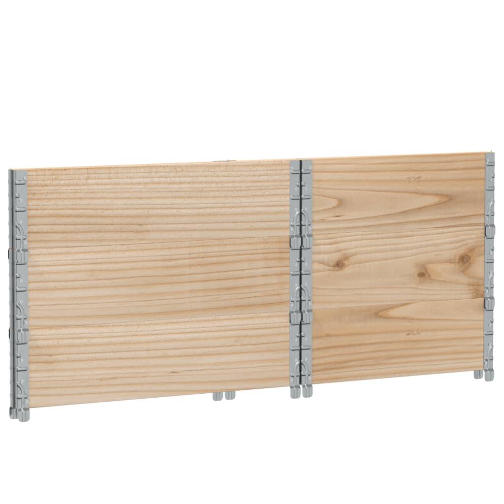 Jardinière bois de pin naturel 80 x 60 x 60.5 cm - PANGIVO - Image 6