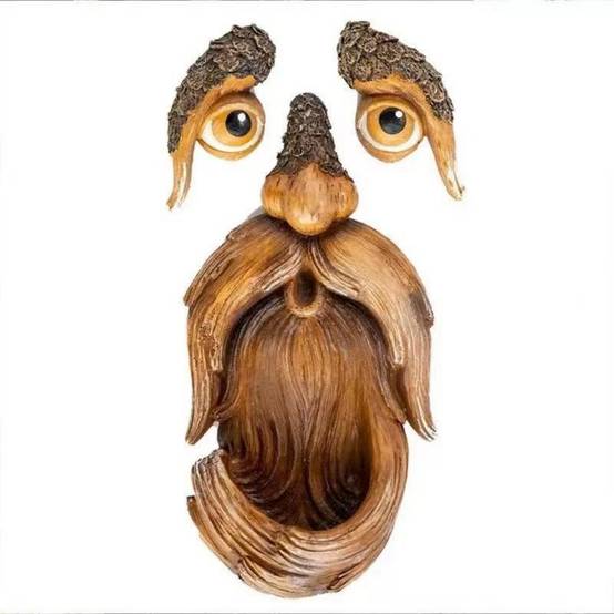 Décorations visage d'arbre en résine pour jardin - Mangeoire à oiseaux - DtopbuyAge - Image 1