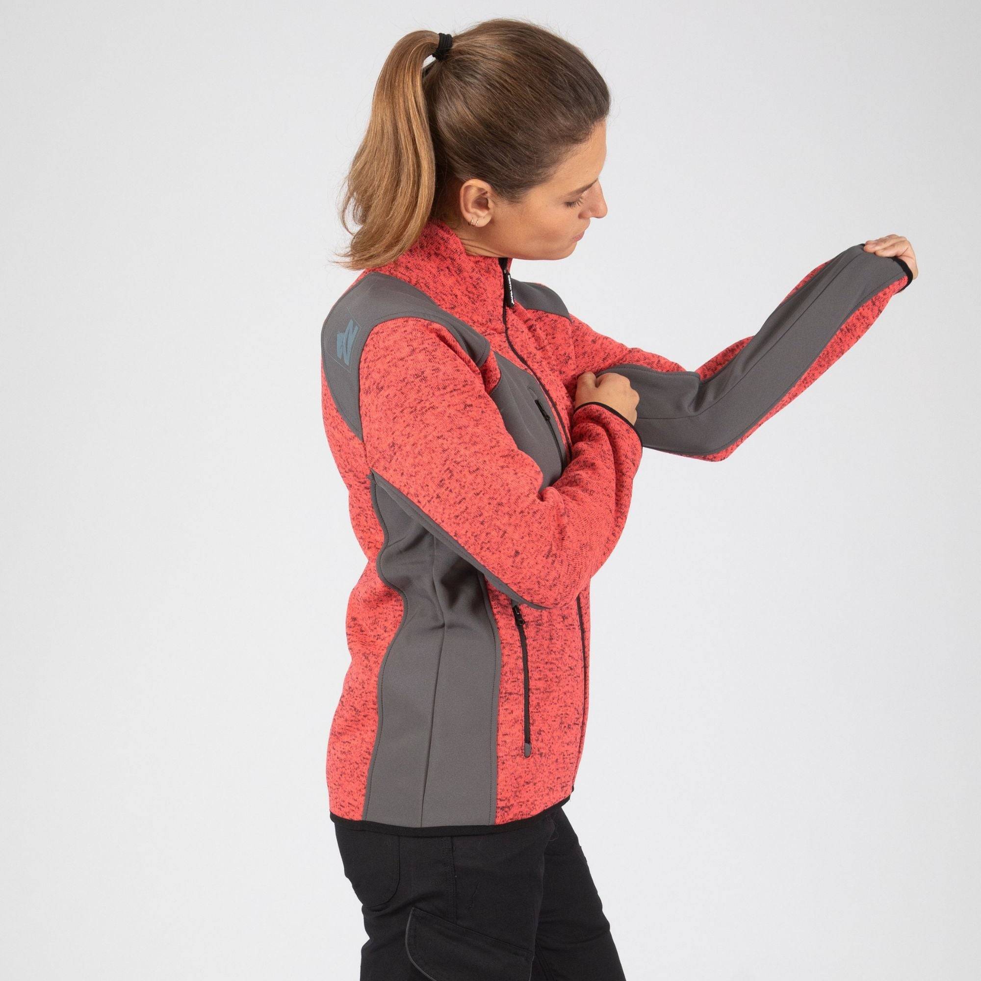taille l - louise - gilet de travail - 1467 corail - Image 4
