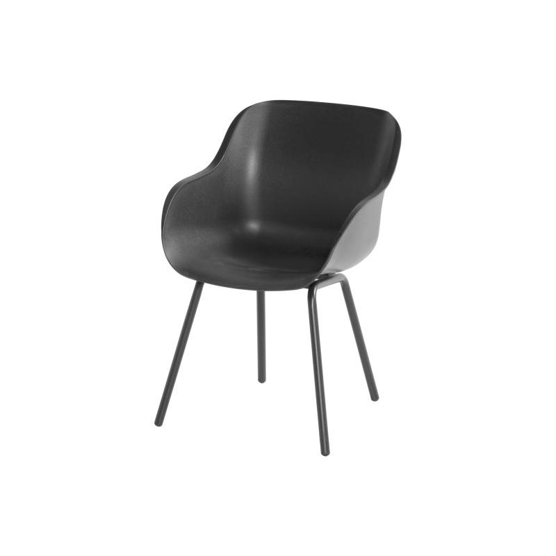 Ensemble HARTMAN table SOPHIE Yasmani 240 - Alu Anthracite + 6 chaises SOPHIE Rondo Elegance - Anthracite - Image 2