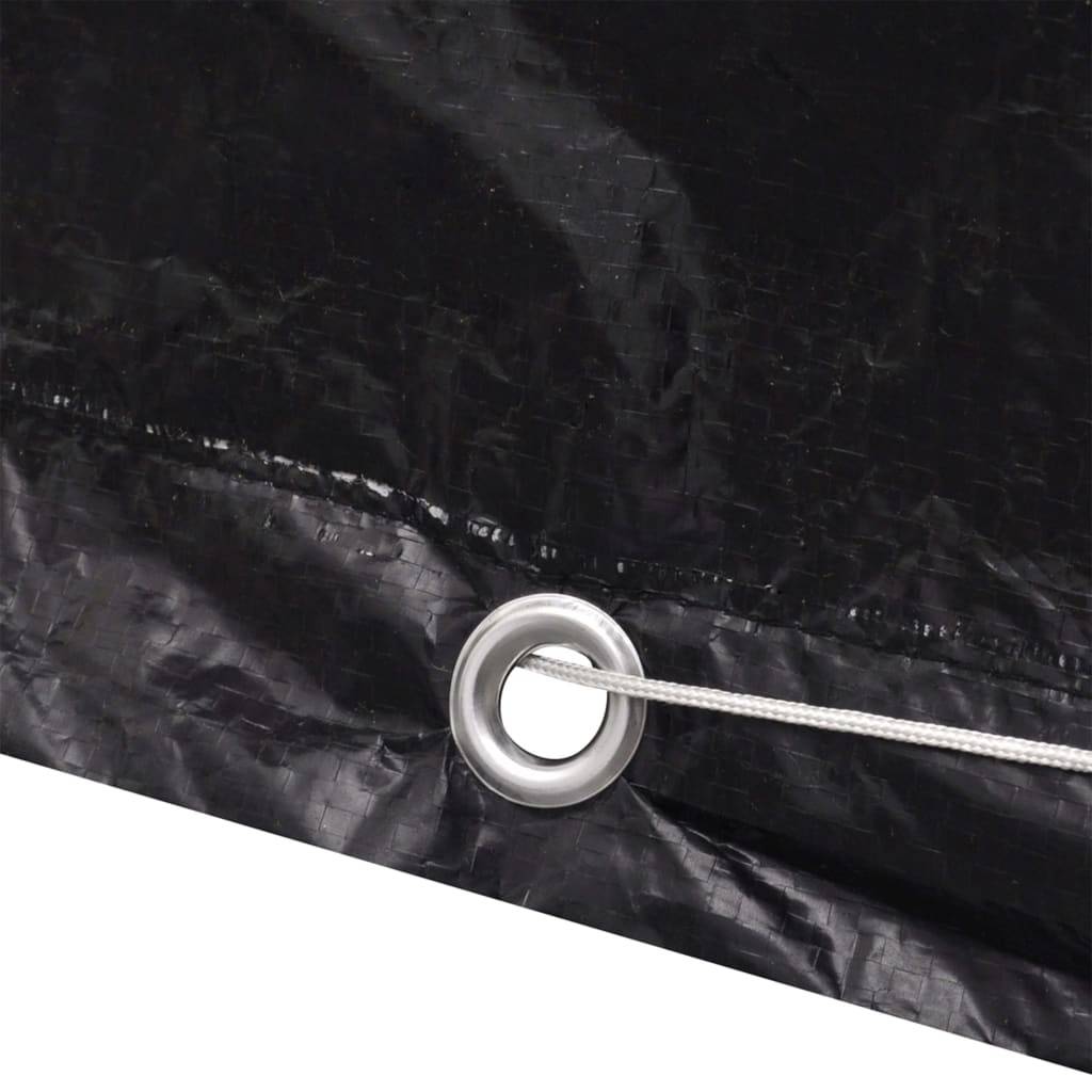 ComfortXL - Bâche Mobilier Extérieur Polyéthylène Anti-UV pour Grande Table de Jardin Noir 250x210x90 cm – ComfortXL Outdoor Living - Image 4