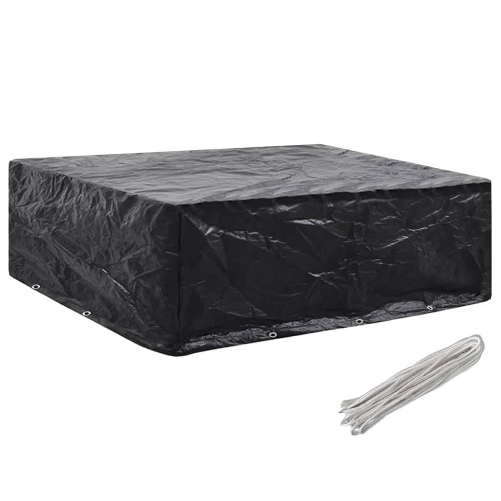 ComfortXL - Bâche Mobilier Extérieur Polyéthylène Anti-UV pour Grande Table de Jardin Noir 250x210x90 cm – ComfortXL Outdoor Living - Image 1