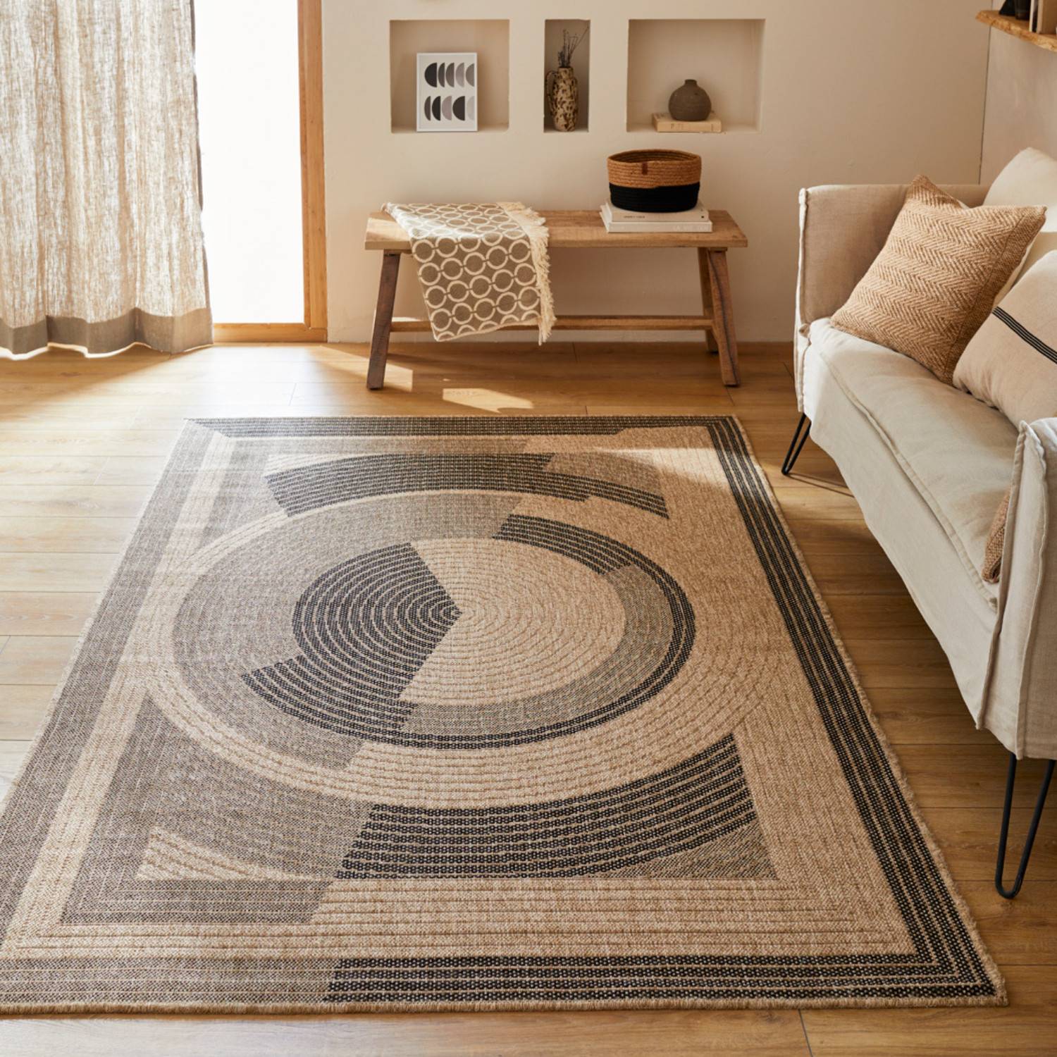 Autre - Tapis intérieur et extérieur naturel 120x170cm - Imagen 4