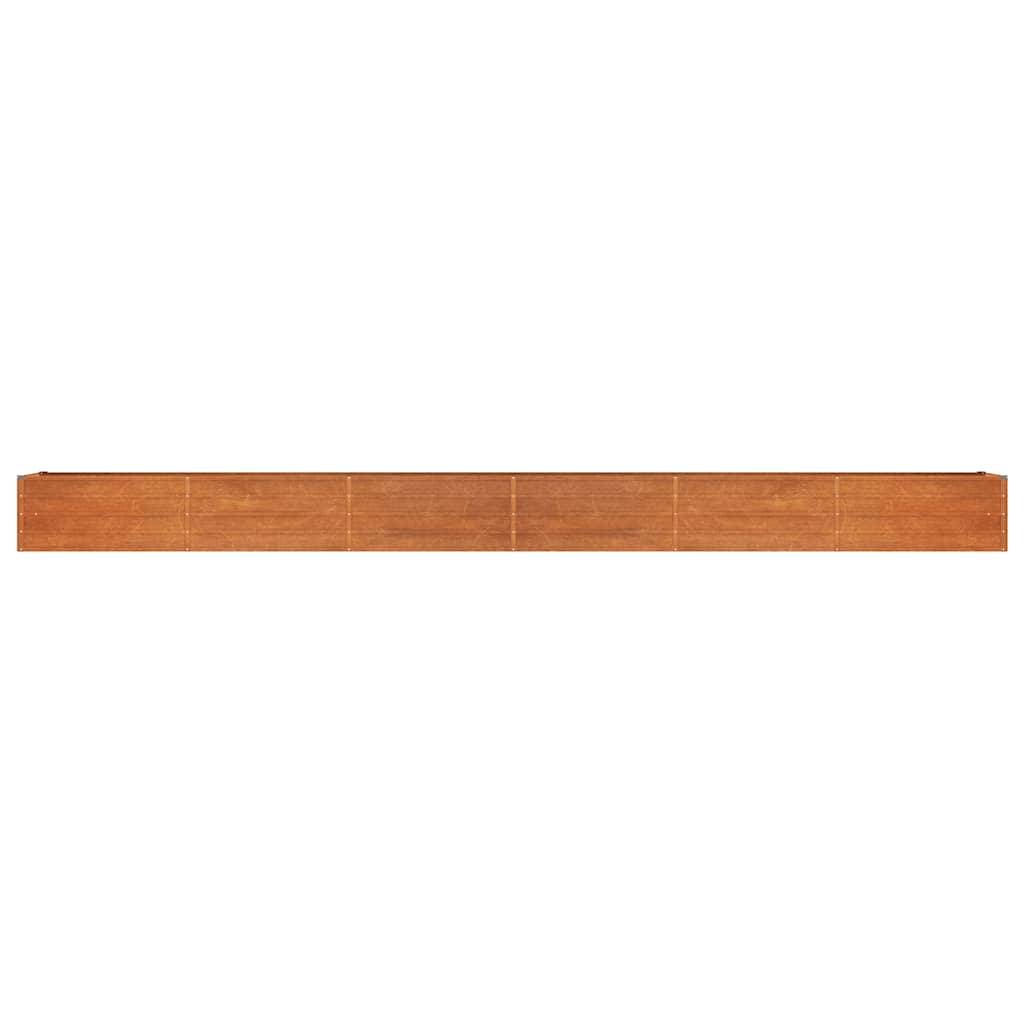 ComfortXL - Carré potager 6m en acier Corten pour très grand jardin 600x80x45cm – ComfortXL Outdoor Living - Image 4