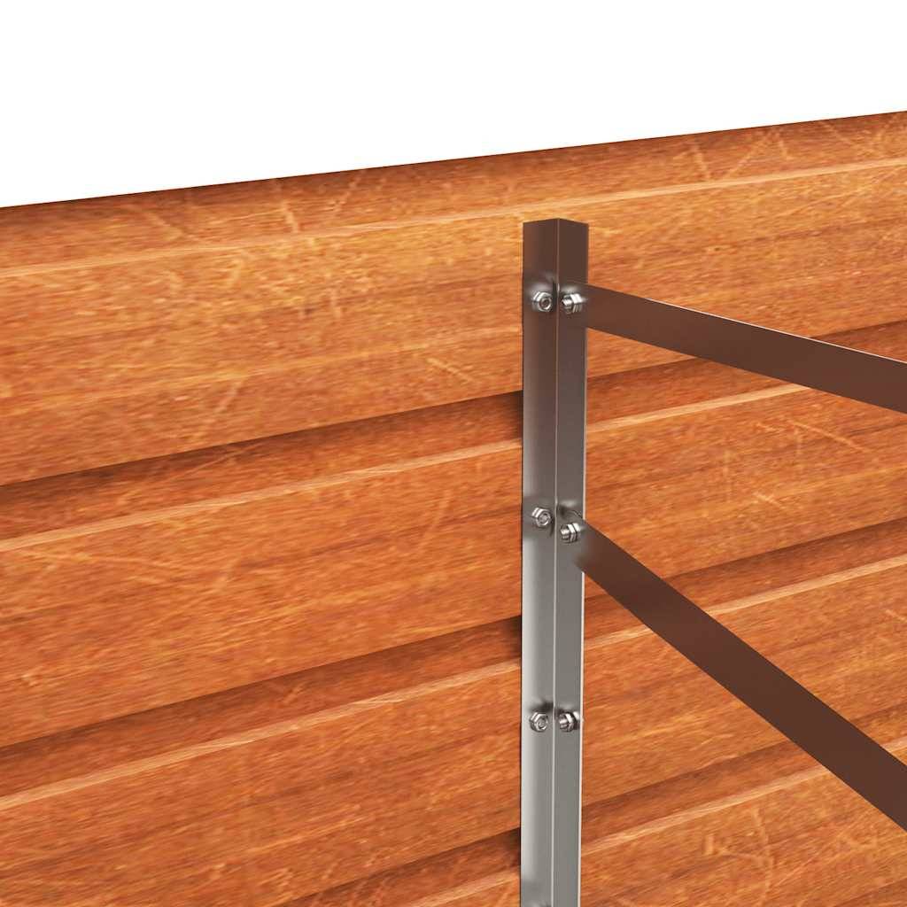 ComfortXL - Carré potager 6m en acier Corten pour très grand jardin 600x80x45cm – ComfortXL Outdoor Living - Image 6