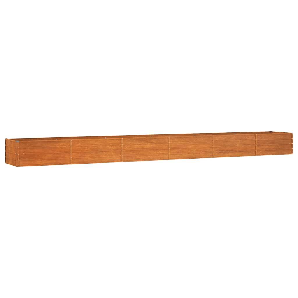 ComfortXL - Carré potager 6m en acier Corten pour très grand jardin 600x80x45cm – ComfortXL Outdoor Living - Image 2