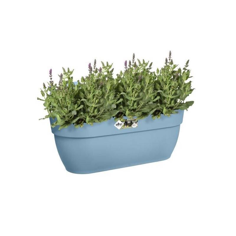 Elho - Elho - Pot De Fleurs -  Vibia Campana Easy Hanger Large - Bleu Vintage - Balcon Exterieur - L 24.1 X W 46 X H 26.5 Cm - Imagen 3