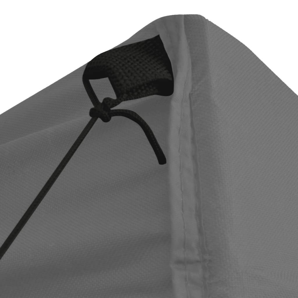 ComfortXL - Tente de réception pliante acier oxford imperméable anti-UV 4 parois 3x3m anthracite - ComfortXL Outdoor Living - Image 5