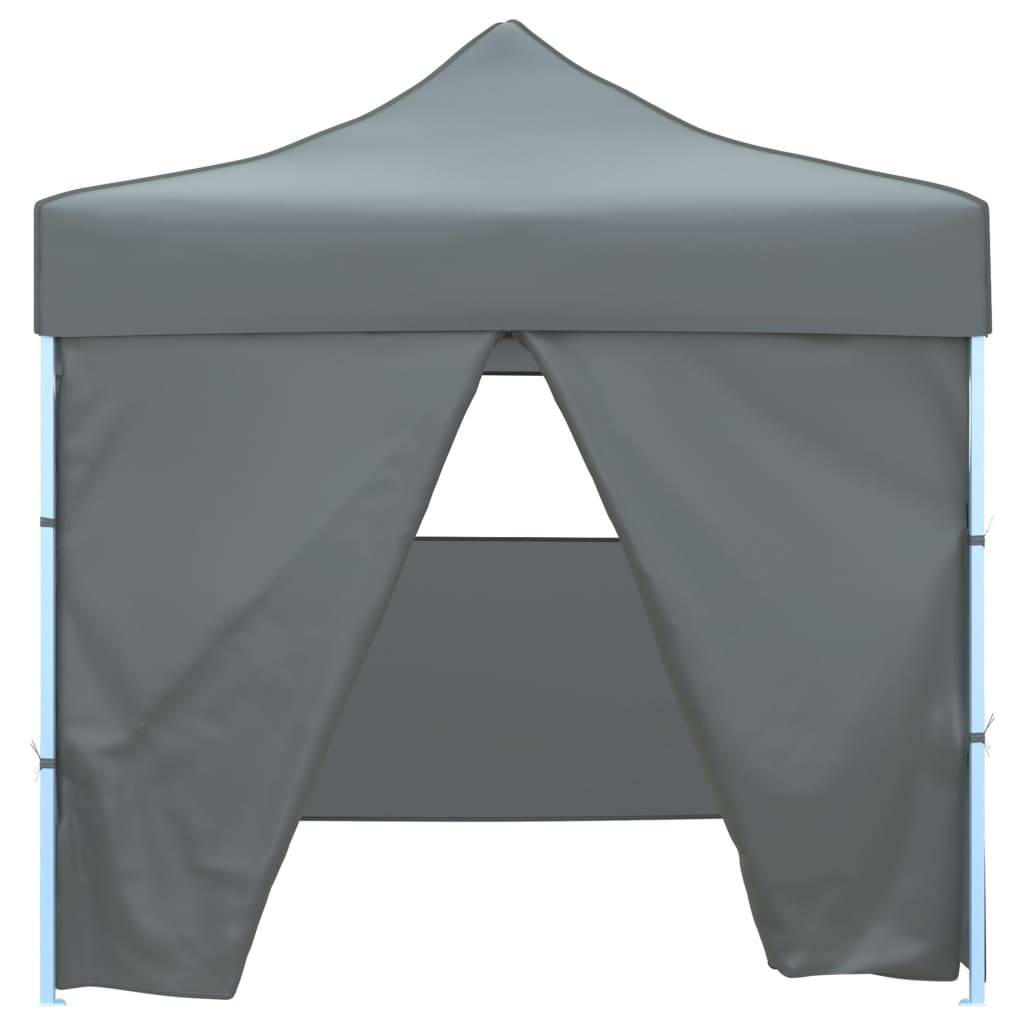 ComfortXL - Tente de réception pliante acier oxford imperméable anti-UV 4 parois 3x3m anthracite - ComfortXL Outdoor Living - Image 2