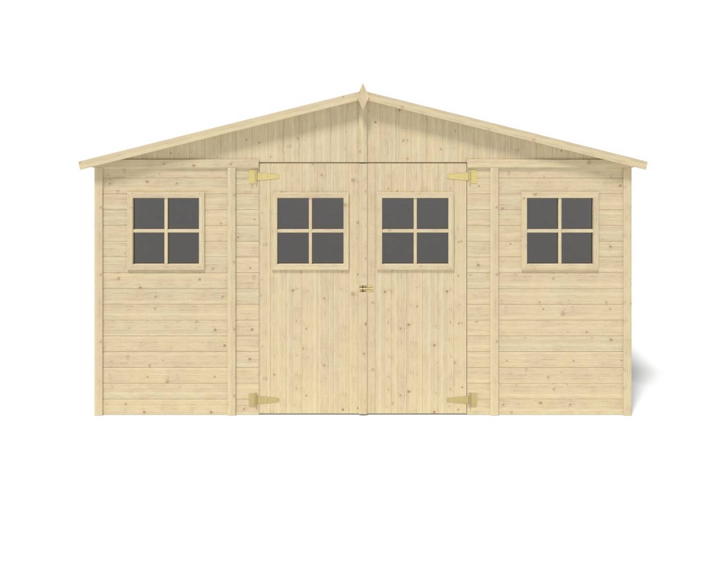 Altanka - Abri de jardin en bois 11.88 m2 - 4x2.97 m - Couleur: naturel - DOM667 - ALTANKA - Imagen 3