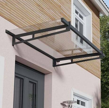 Canopia by Palram - Canopia Marquise de porte Bremen Gris 205 X 93.5 - Imagen 2