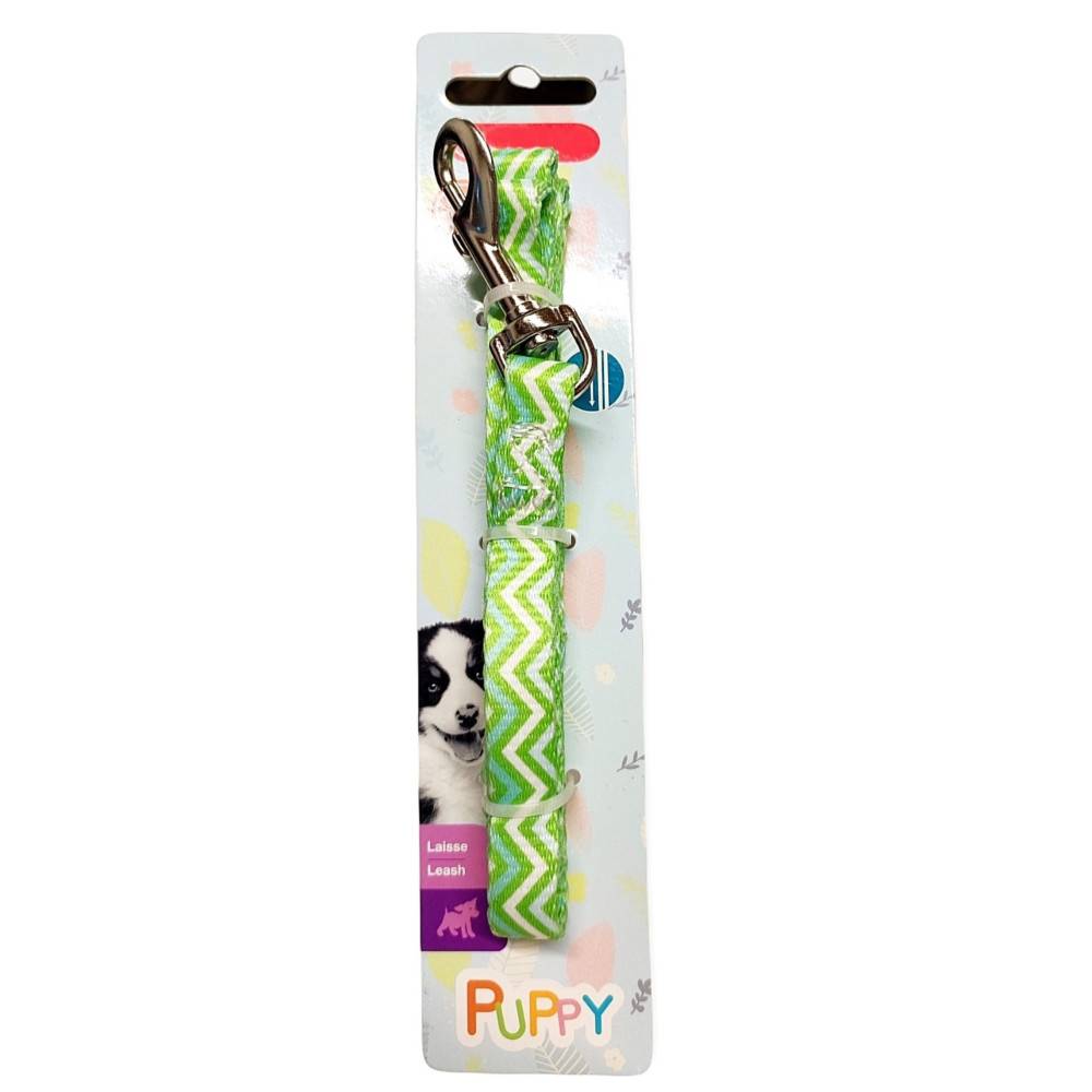 Laisse nylon PUPPY PIXIE longueur 1,20 m vert pour chiot, - Image 3