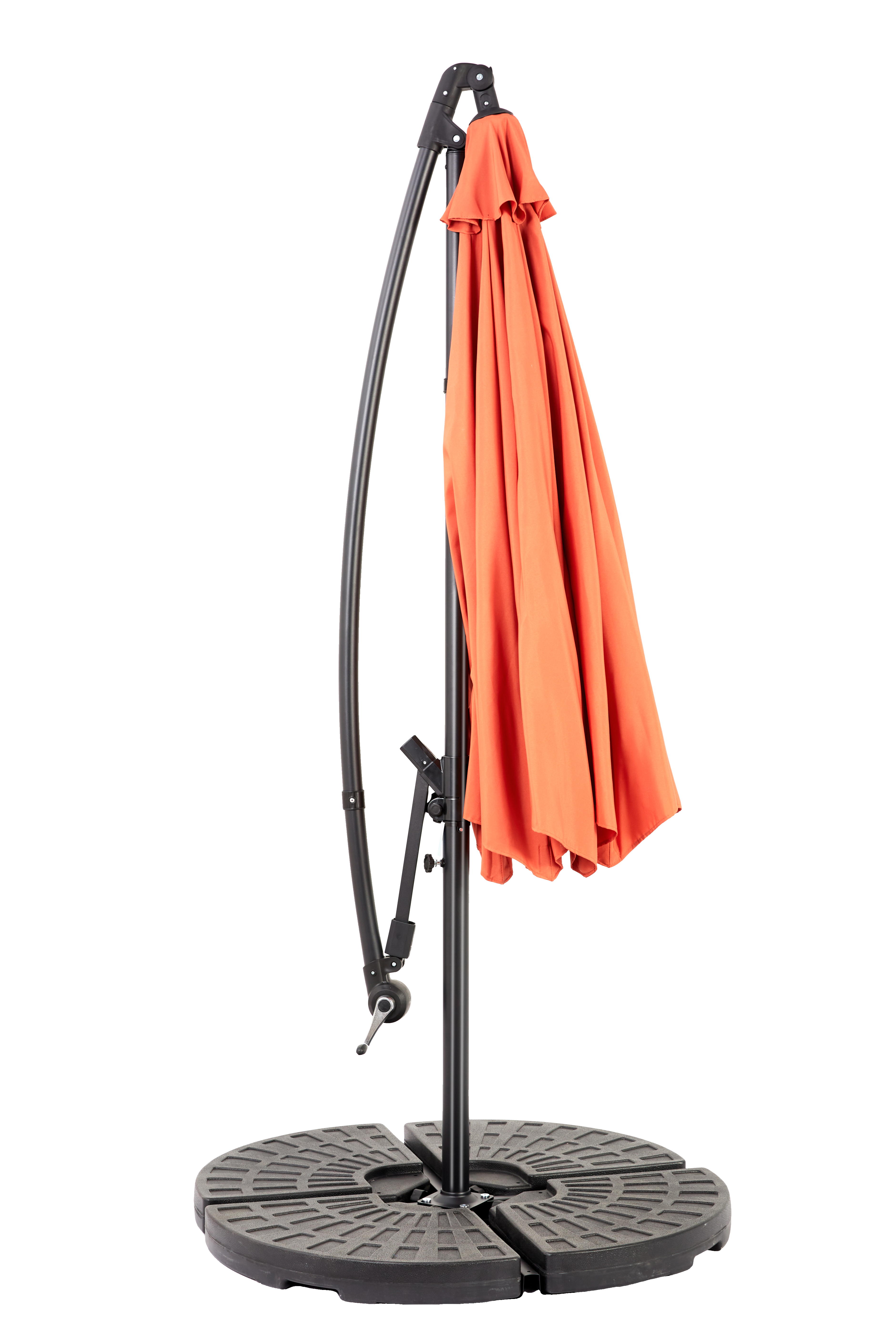 PANGIVO - Parasol extérieur rectangulaire double face, acier, oranges, 14.8 x 9.4 x 10.5 cm - PANGIVO - Image 6