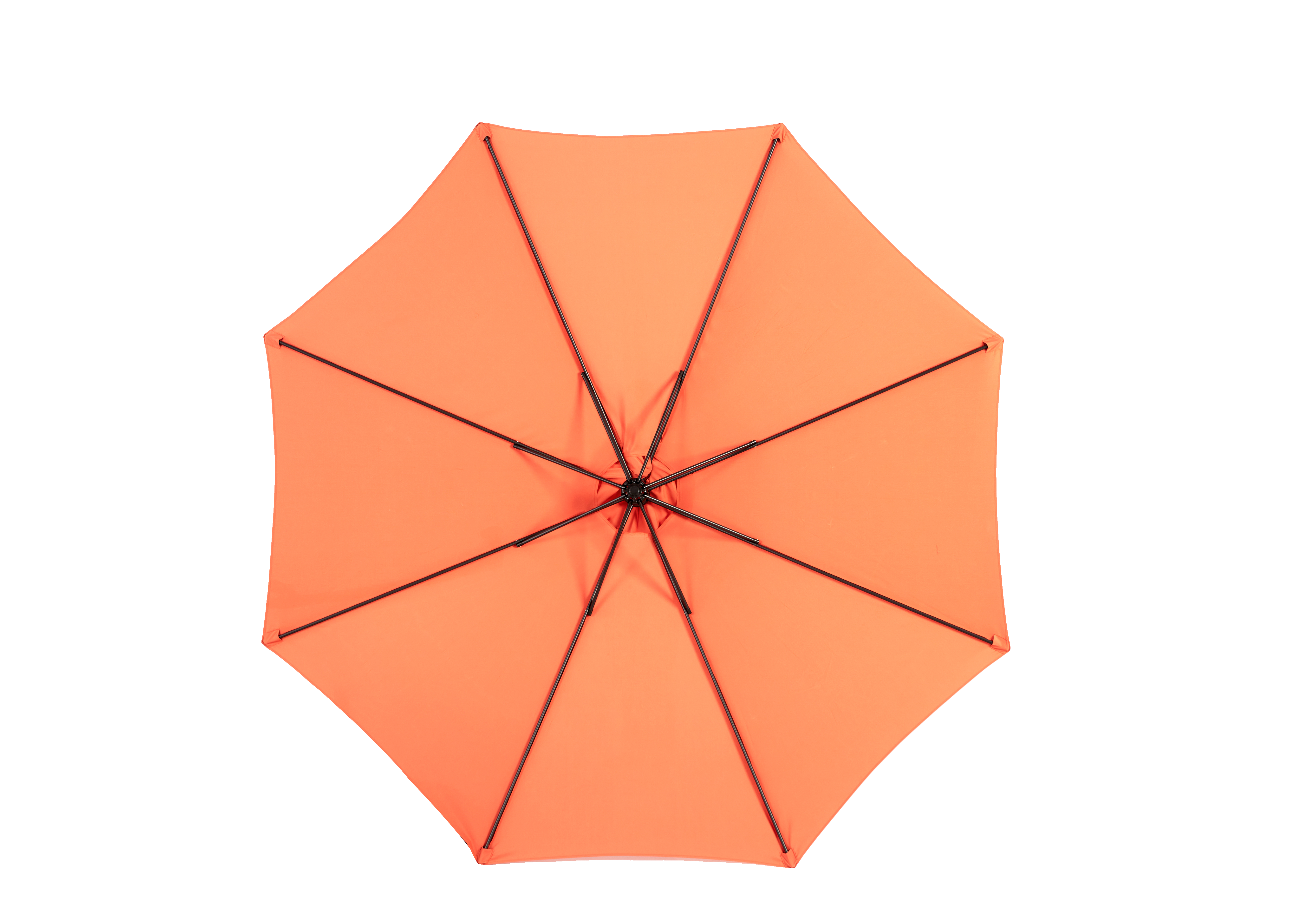 PANGIVO - Parasol extérieur rectangulaire double face, acier, oranges, 14.8 x 9.4 x 10.5 cm - PANGIVO - Image 2