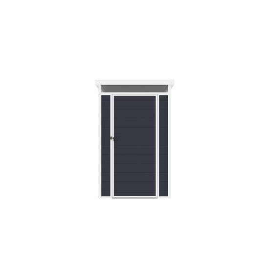 Abri de jardin compact en résine 130x130x196 cm - Image 4