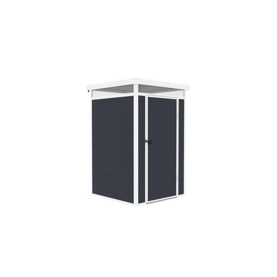 Abri de jardin compact en résine 130x130x196 cm - Image 5