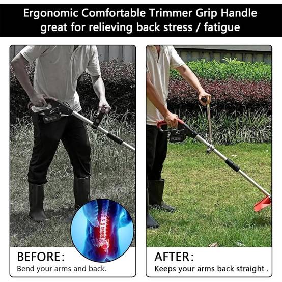 Poignée ergonomique pour coupe-herbe - Acier inoxydable - Universelle - Living123 - Image 5
