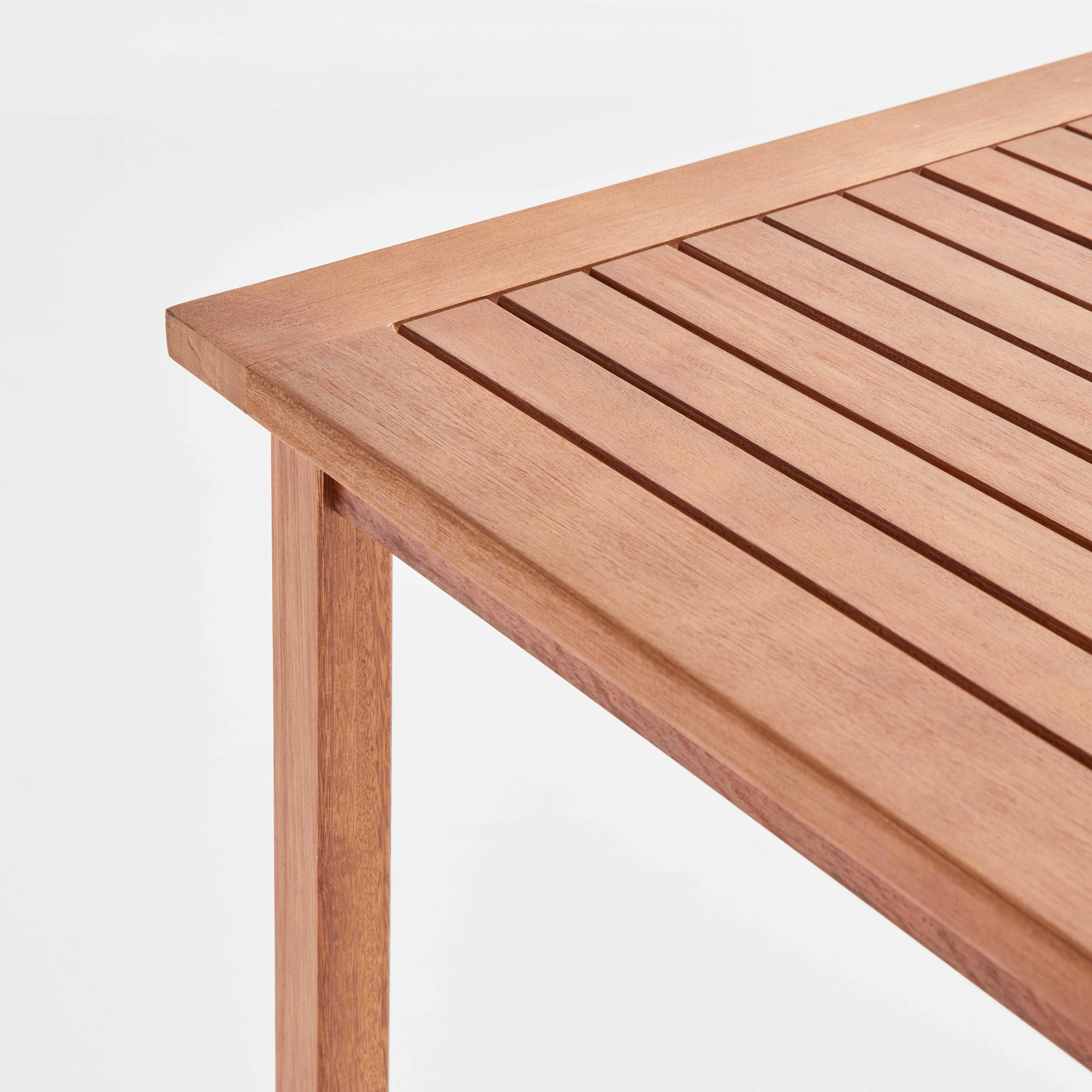 Oviala - Table de terrasse haute en bois d'eucalyptus Anglet - Oviala - Imagen 3