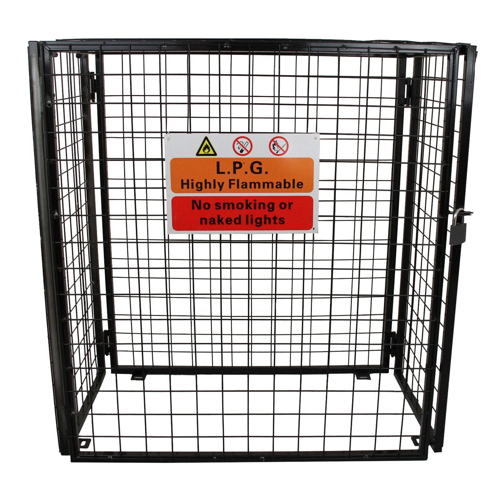 Monstershop - Cage Métallique de 118cm de large pour Bouteilles de Gaz - Image 5