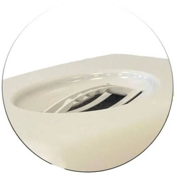 SACHA Maison de toilette pour chat - Bac a litiere - 56 x 40 x 39 cm - Noir et blanc - PET DESIGN - Image 3