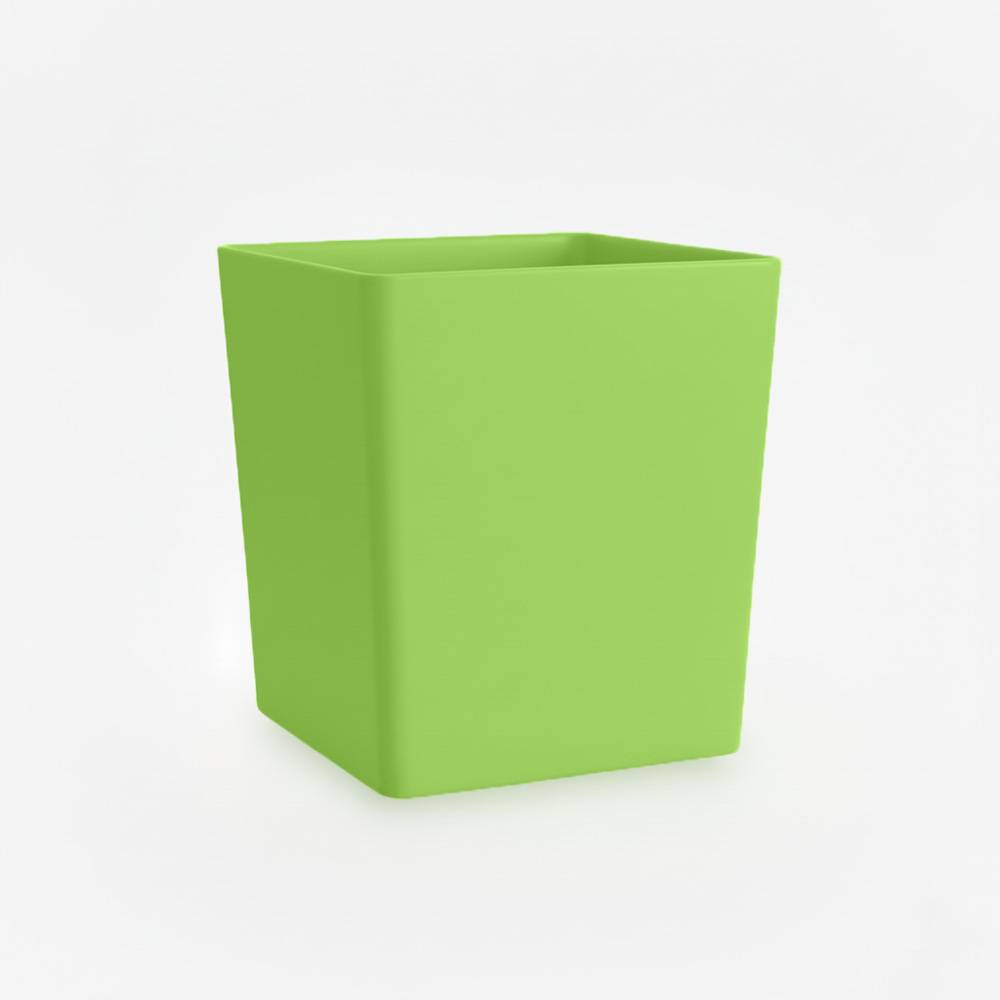 Pot de fleurs carré cubio h 50 cm-plast'up rotomoulage - Image 1