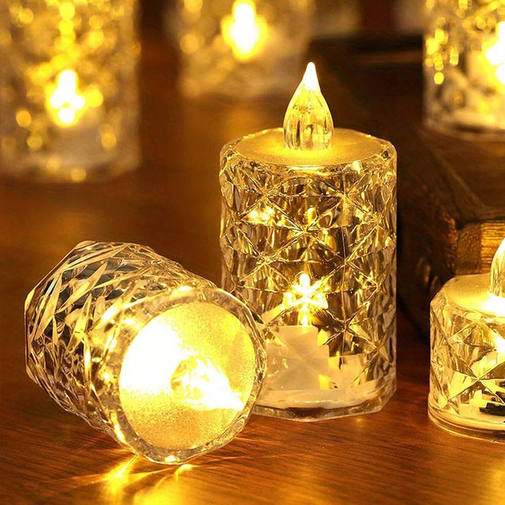 Bougies Sans Flamme Sécurisées Lot De 3 Bougies LED Halloween En Forme De Feuille D'érable Fantôme - Sans Flamme, à Piles, Décorations Automne/fête Bougie Halloween
