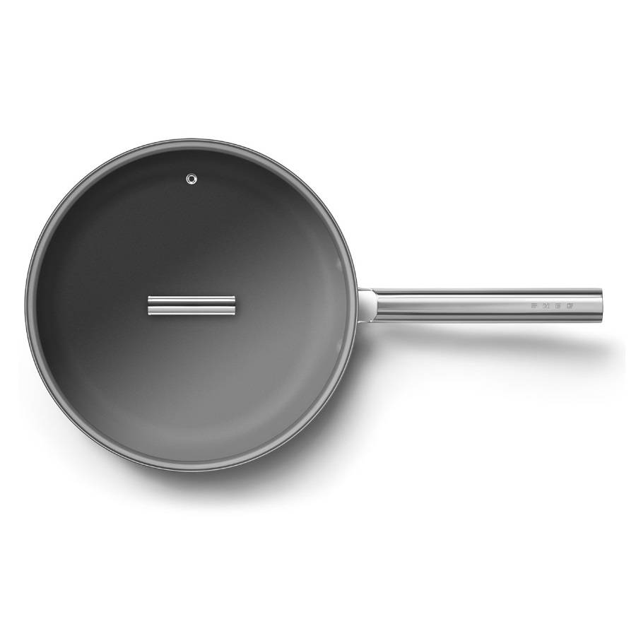 Poêle antiadhésive 30cm noir CKFF3001BLM Smeg - Imagen 7