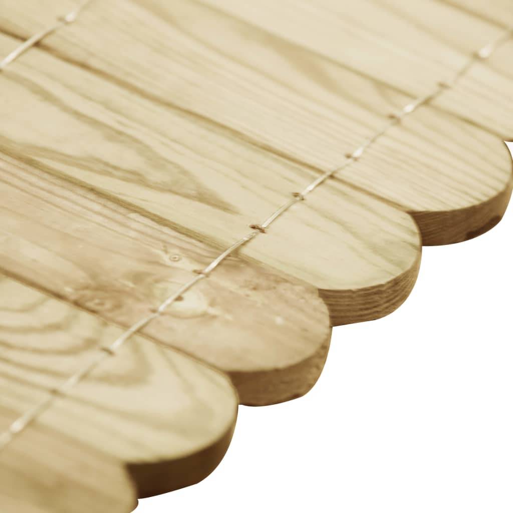 Rouleau de bordure bois de pin vert 120 x 1.5 x 20 cm - PANGIVO - Image 4