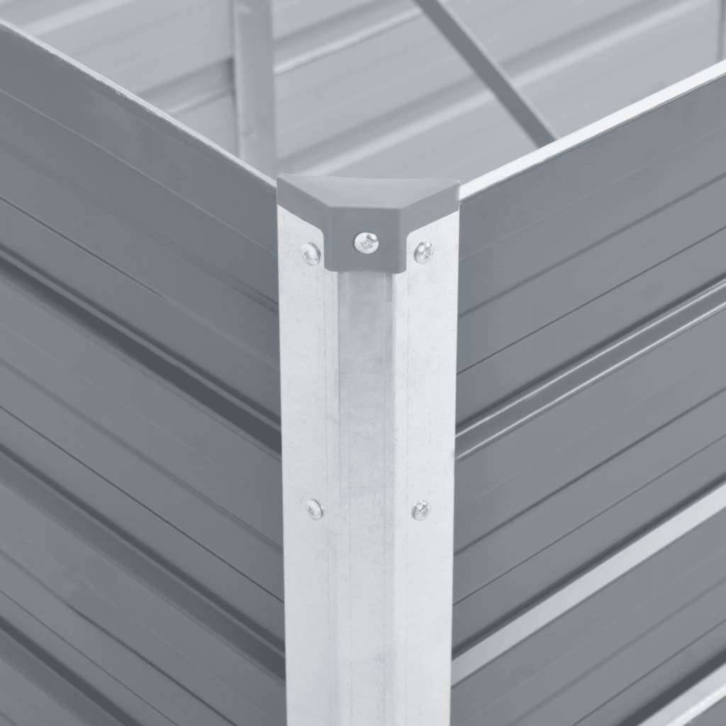 ComfortXL - Bac potager haut en acier galvanisé pour jardin Gris 400x80x77 cm – ComfortXL Outdoor Living - Image 6