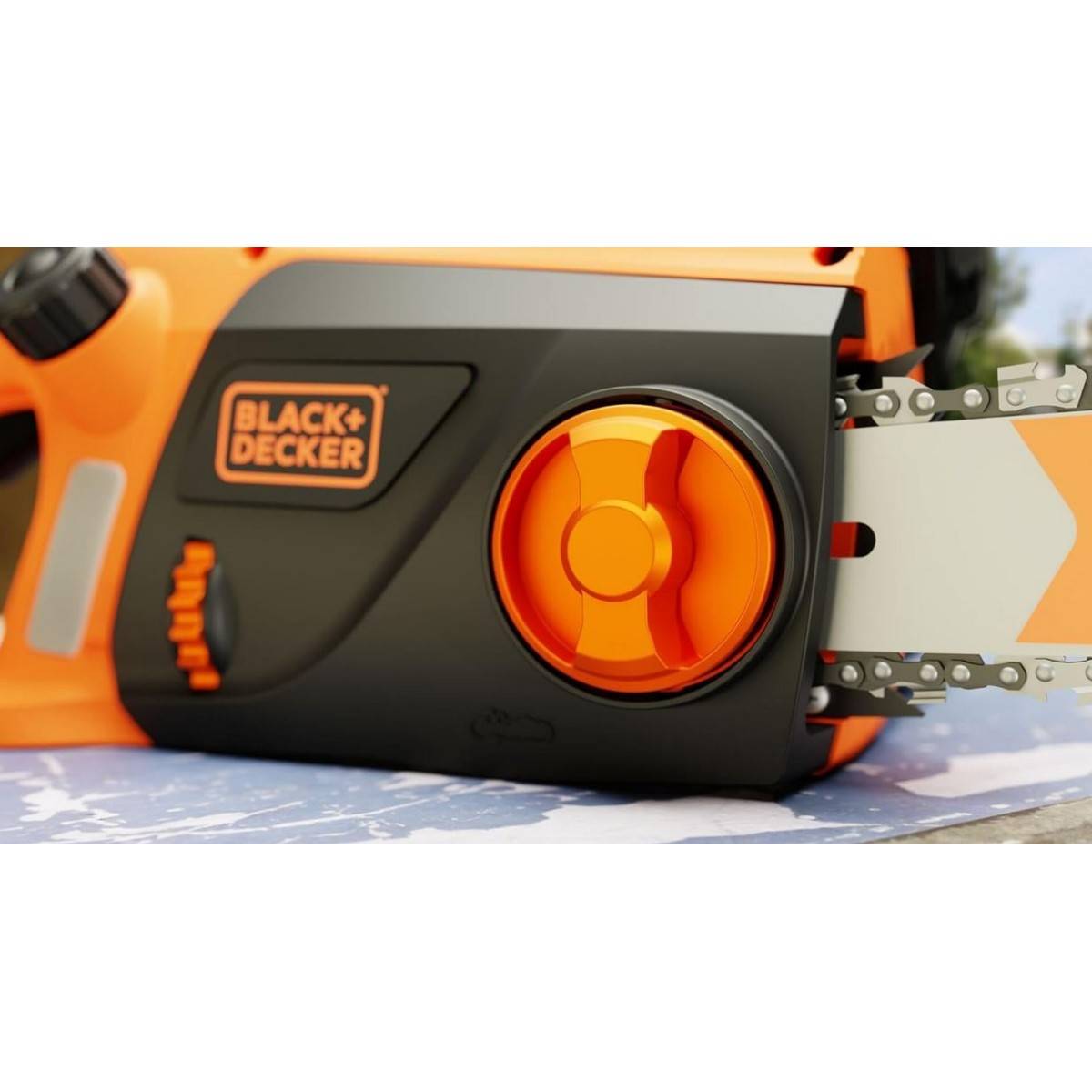 Black & Decker - Tronçonneuse Electrique 2200W Lame 45 cm Lubrification automatique BECS2245-QS Black & Decker - Imagen 6