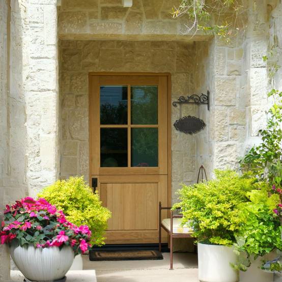 Enseigne plaque de porte welcome vintage décorative fonte marron 37cm Chemin de campagne - Imagen 3