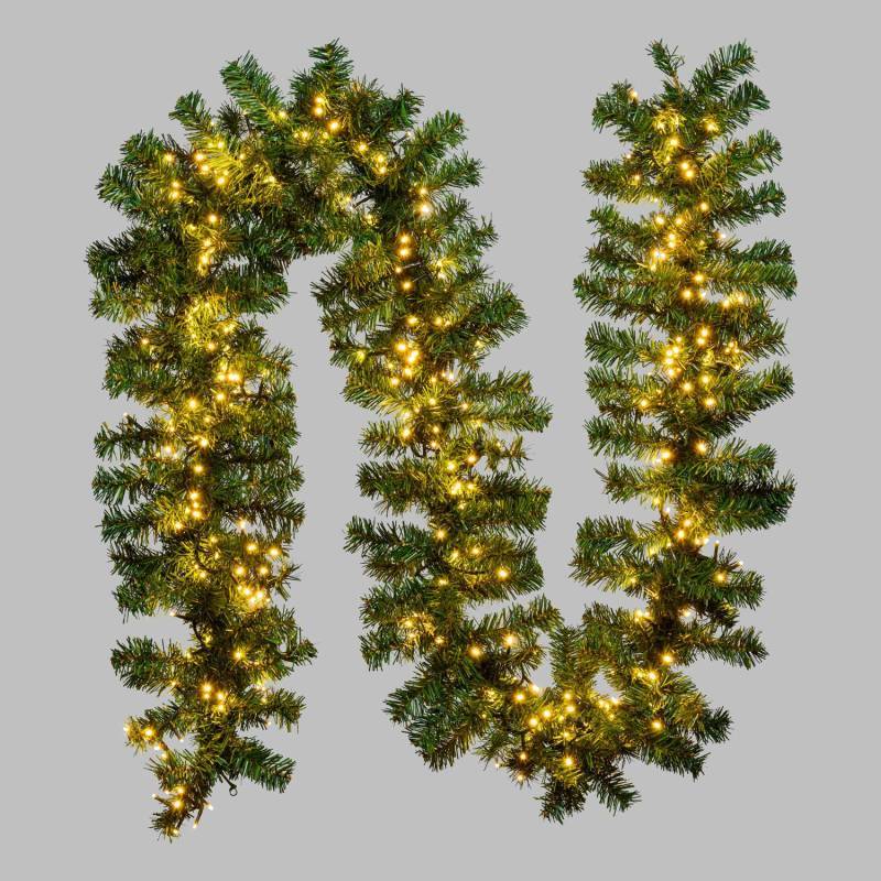 Lotti - Guirlande lumineuse branche de Sapin artificiel 270CM extérieur IP44 400 LED blanc chaud 8 programmes Smart Connect Lotti - Imagen 1