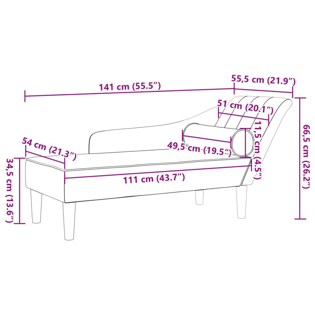 Maison Chic - Bain de soleil - Transat - Chaise longue avec coussins rose velours - MEUBLE PRO - Image 8