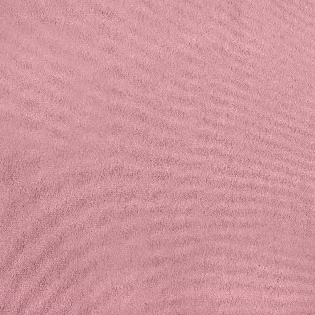Maison Chic - Bain de soleil - Transat - Chaise longue avec coussins rose velours - MEUBLE PRO - Image 7