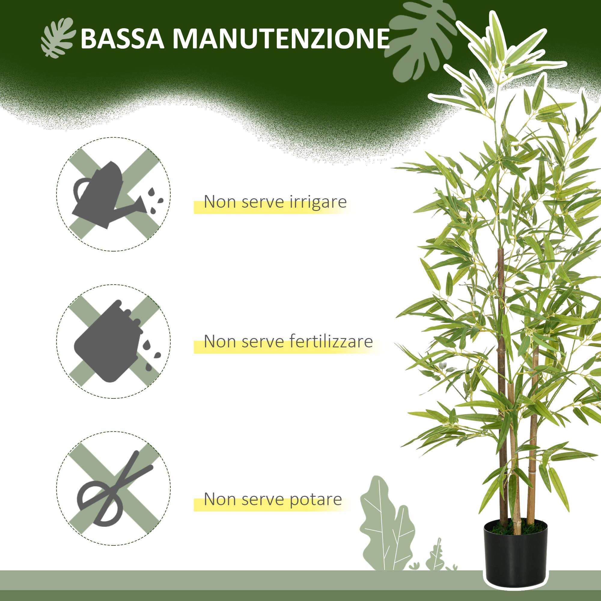 Bambou artificiel 120cm intérieur avec pot inclus - Image 8