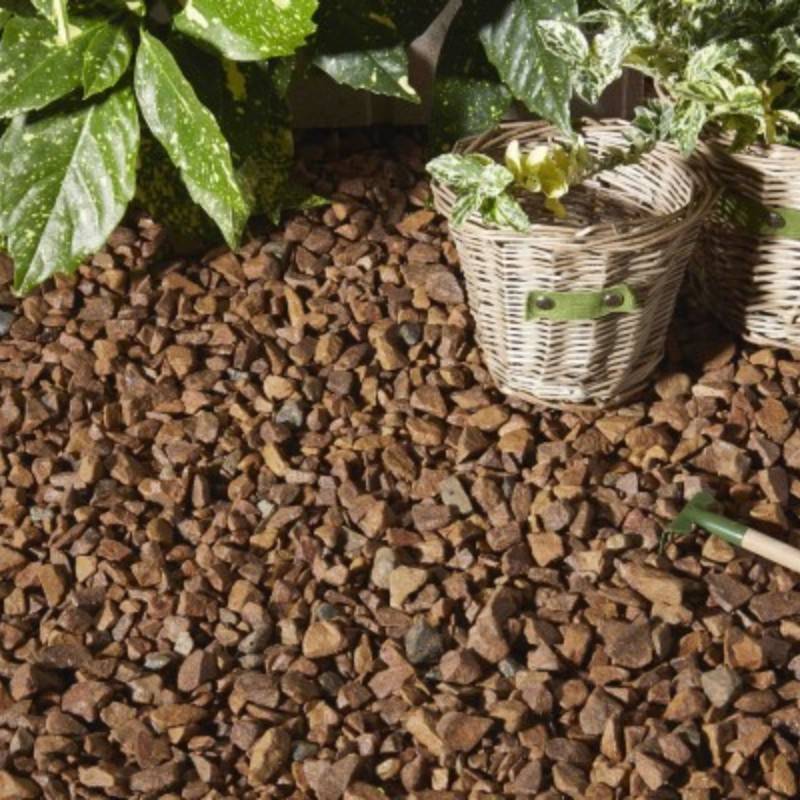 Jardinex - Gravier rose Luxor 8/16 -Sac 25 kg - Rose sombre - Jardinex - Imagen 4