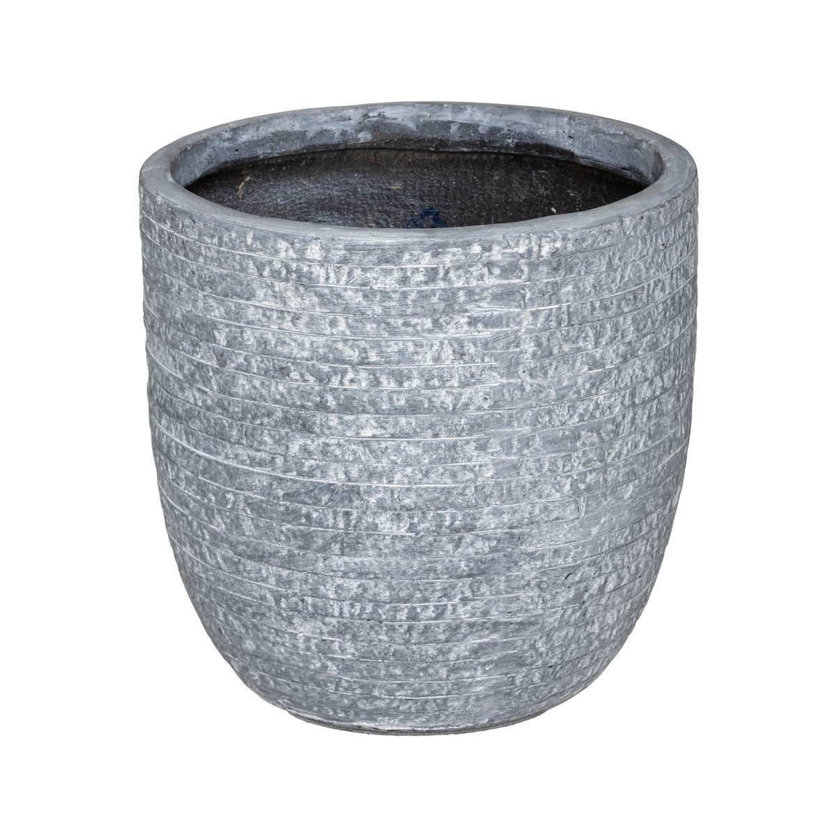 Atmosphera - Set de 3 pots fibre D27/34/43cm - Atmosphera Créateur d'intérieur - Imagen 3