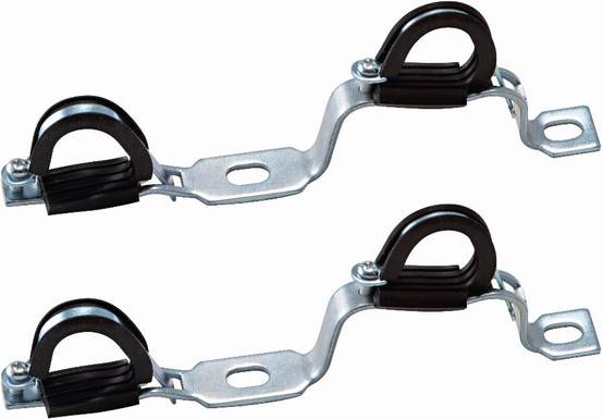 Kit 2 supports double métal pour collecteurs 3/4' (20x27) Avec caoutchouc isophonique NOYON & THIEBAULT - 3052-20S2