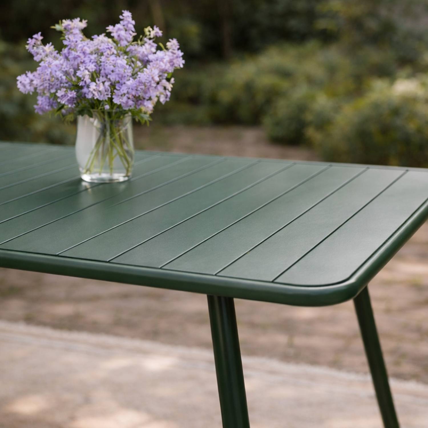 Table de jardin 8-10 places 200cm verte BERGAME - Image 6