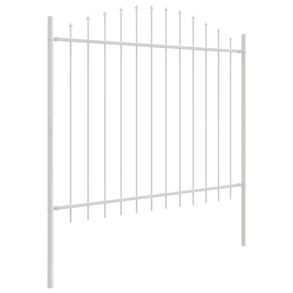 PANGIVO - Clôture jardin acier blanc 170 x 165 cm, Poids :30.2kg - PANGIVO - Image 5