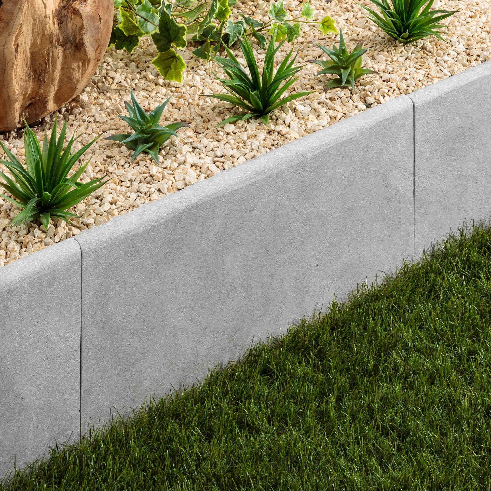 Bordure de jardin Pierre de l'Atlas Gris 61x33x3 cm (à l'unité) - RO'MA NATURE - Image 1