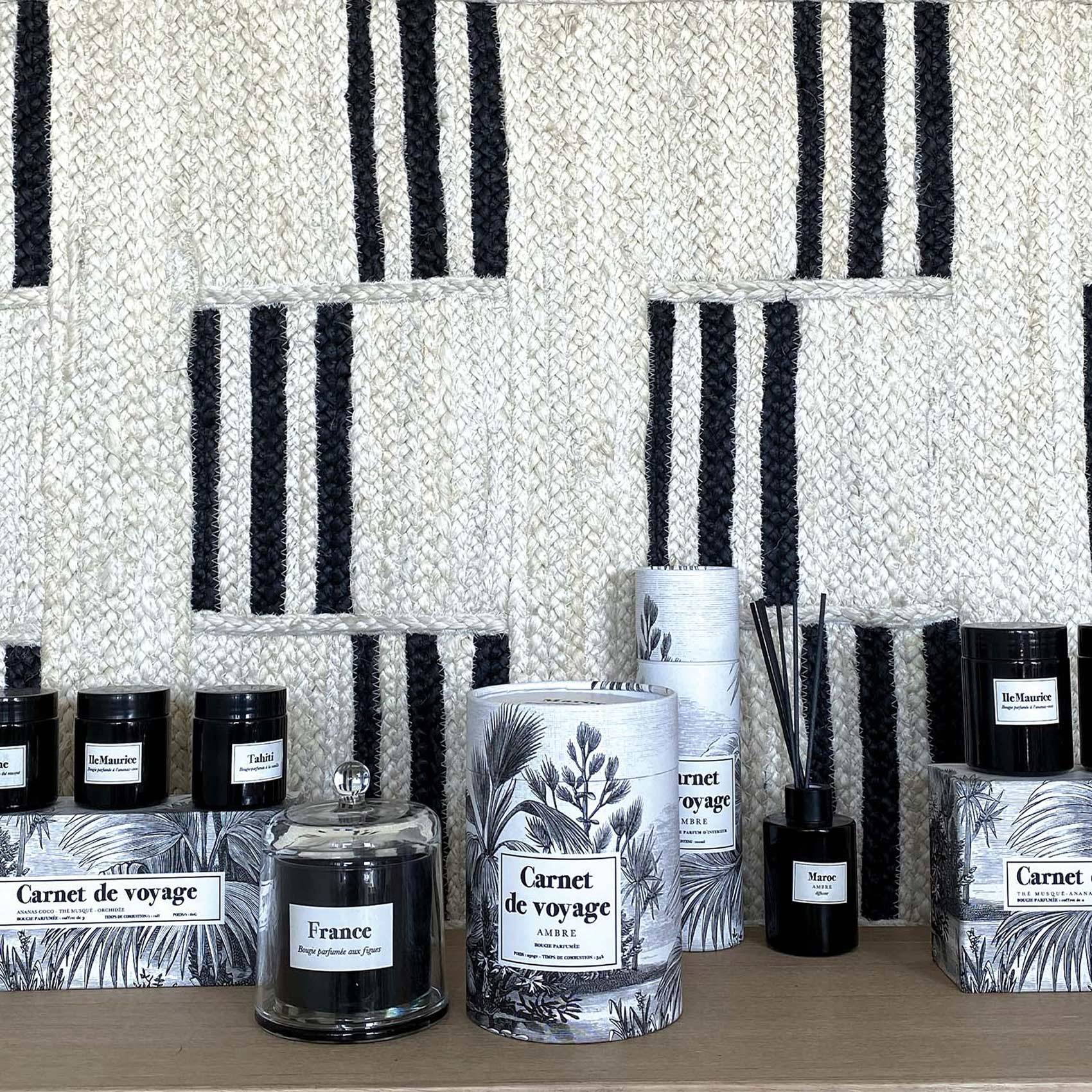 Opjet - Tapis en jute à rayures noires - OPJET - Jute - Noir - Imagen 3