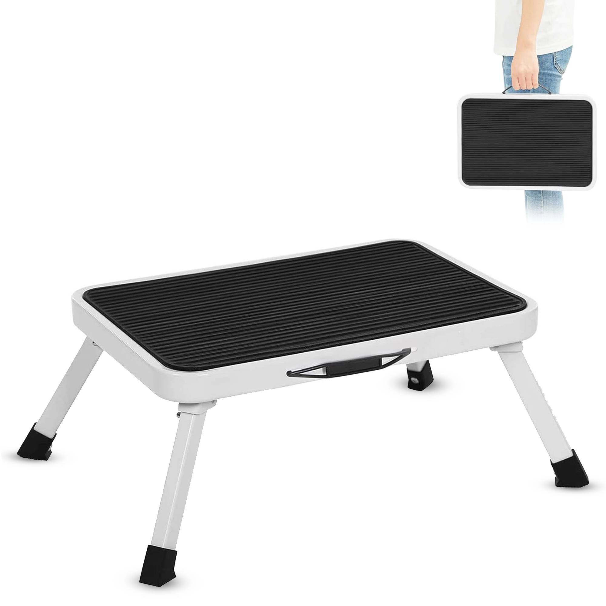 Fishtec - Marchepied Pliant Antidérapant FISHTEC Acier 150 kg Grande Marche Pliable - Image 1