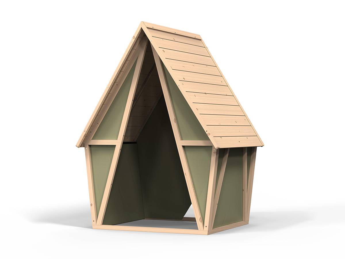 Exit Toys - Maisonnette en bois pour enfants Yuki 100 - Exit Toys - Image 2