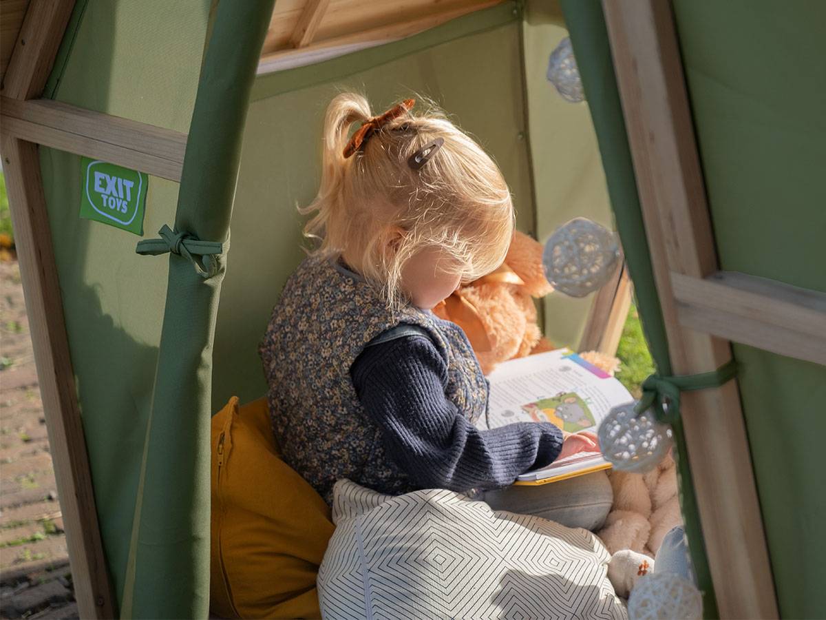 Exit Toys - Maisonnette en bois pour enfants Yuki 100 - Exit Toys - Image 6