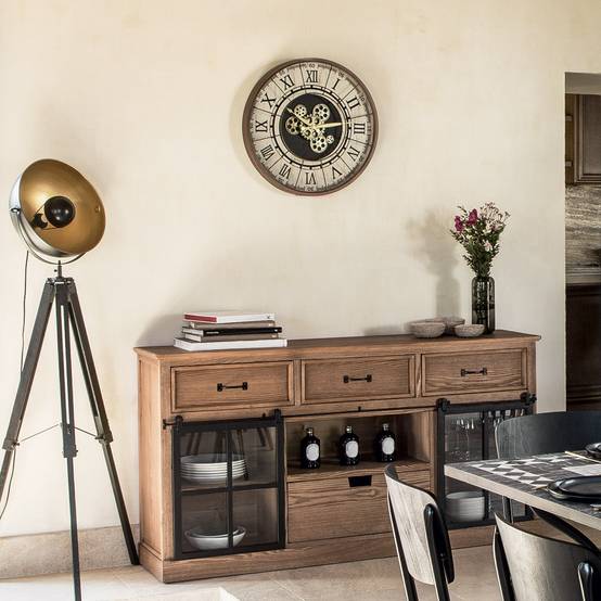 Atmosphera - Horloge "Stella" métal D57cm - Atmosphera Créateur d'intérieur - Image 1