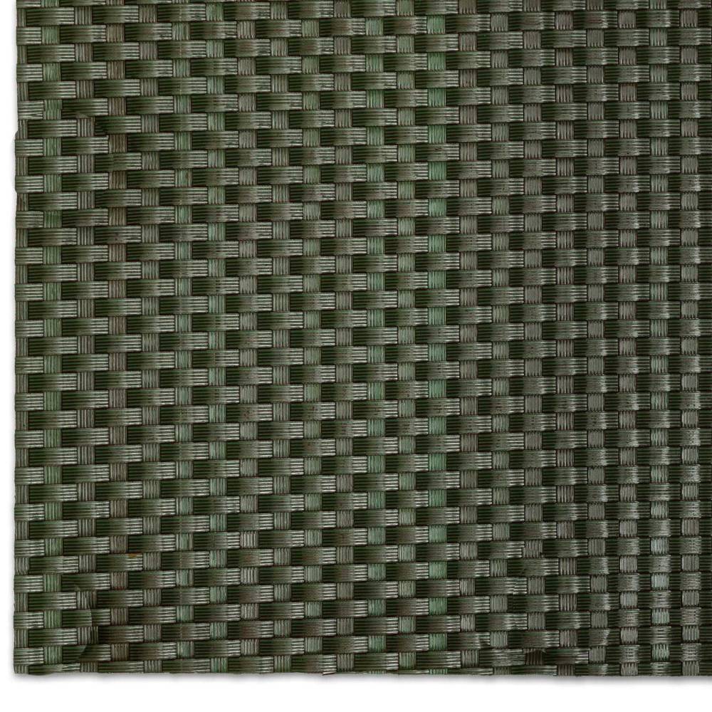 Rattan Art - Brise-vue en résine tressée pour balcon et clôture coloris vert 1 x 3 m - Imagen 3