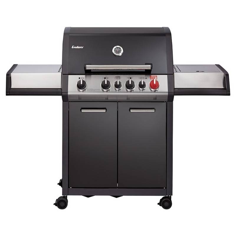 Barbecue gaz Monroe Black Pro 4 IK Turbo - ENDERS - 4 brûleurs dont 1 Turbo Zone - Imagen 3