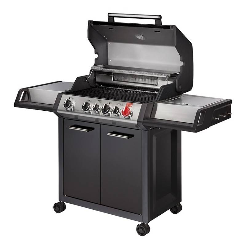 Barbecue gaz Monroe Black Pro 4 IK Turbo - ENDERS - 4 brûleurs dont 1 Turbo Zone - Imagen 2